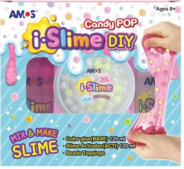 Kūrybinis Slime masės gaminimo rinkinys Amos iSlime Candy POP