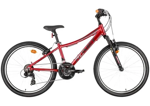 Dviratis Romet Rambler 24 2024 raudonas