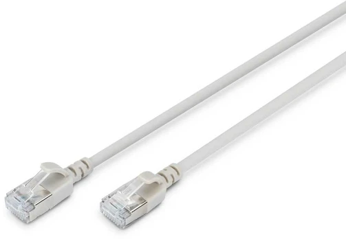 DIGITUS Patchkabel CAT 6A F/FTP Slim 0,50m grau
