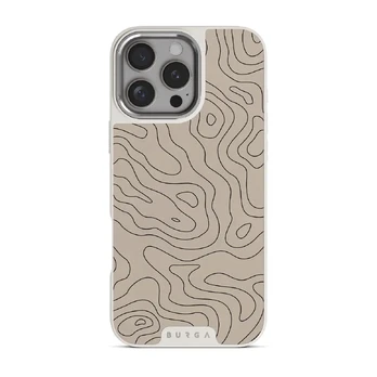 Wild Terrain - Minimalist iPhone 16 Pro Case, Elite Light (MagSafe) / Silver