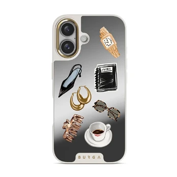 Boss Babe - iPhone 16 Case, Elite Mirror Light (MagSafe) / Gold