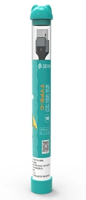 Devia kabelis Vogue USB - USB-C 1,0 m 2,4A vamzdis kaina