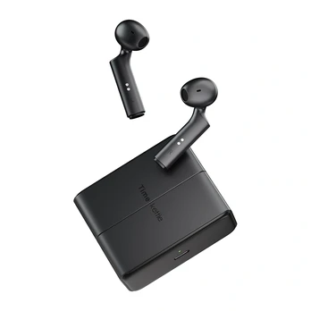 Belaidės vertimo ausinės TimeKettle W4 Plus TWS, Bluetooth 5.3, juodos