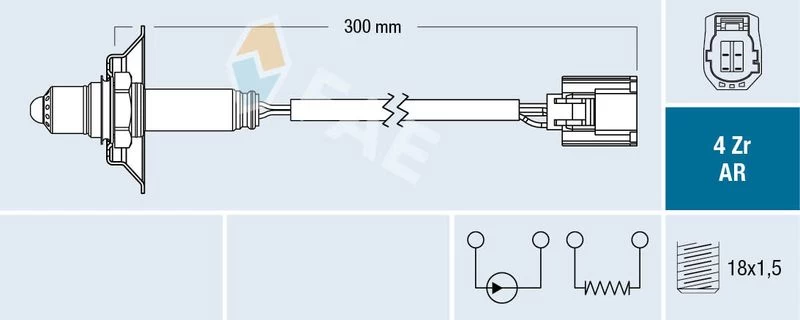 Lambda jutiklis FAE 75624