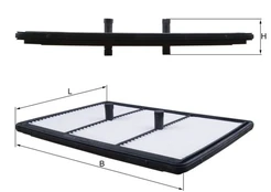 Oro filtras KNECHT LX 5364 kaina