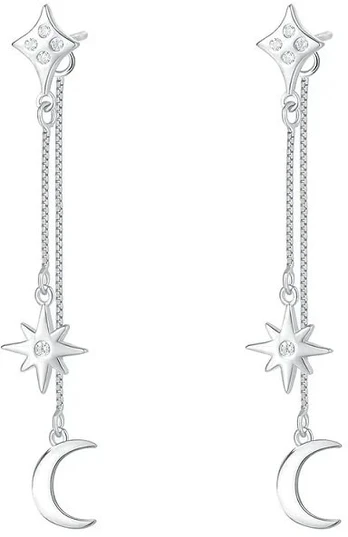 Sidabriniai auskarai Dangles
