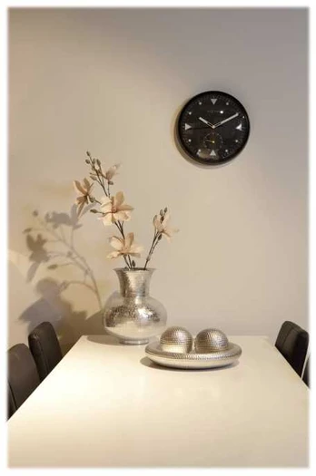 NeXtime klok 3049 Serious Juodas, Ø32 cm, Wall, Juodas