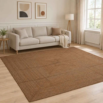 Kilimas Pilka 300 x 300 cm Džiutas