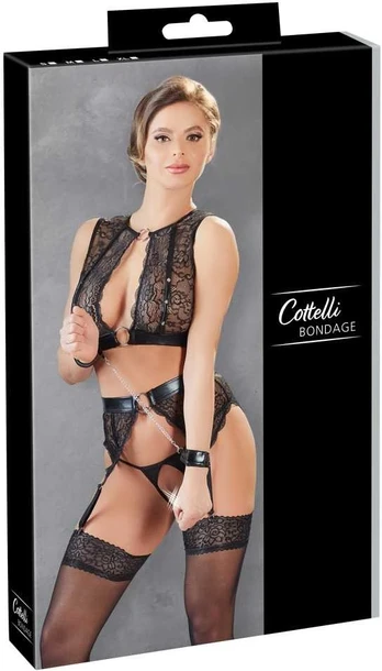 Top Set Bondage xl Seksuali liemenėlė