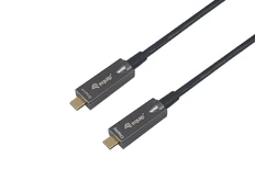 Equip Kabelis USB-C 3.2 -> C St/St 15.00m 3A 4K/60Hz sw kaina