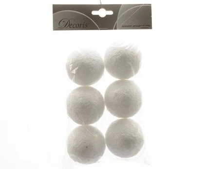 Sniego Kamuoliai 470928 6vnt 8cm