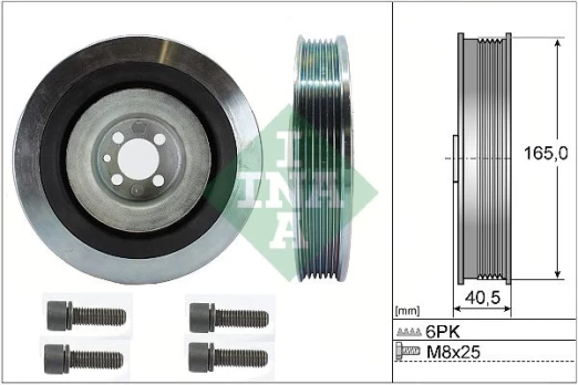 INA 544 0080 20 Crank pulley