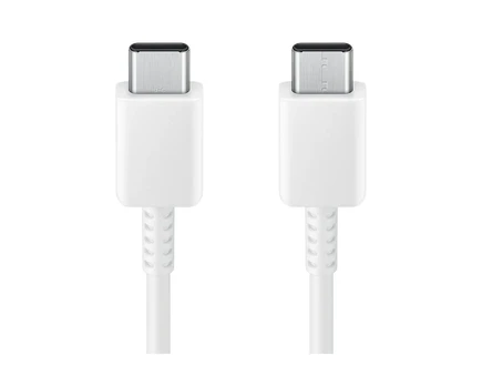 [Užsakomoji prekė] Kabelis Type-C į Type-C Fast Charging 3A, 1.8m - Samsung (EP-DX310JWE) - Baltas