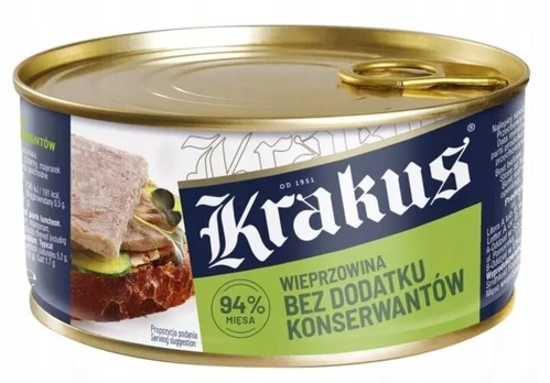 Kiauliena be konservantų 300g Krakus