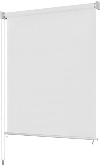 Lauko roletas, 105 (plotis) x 230 (aukštis) cm, baltos spalvos