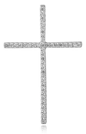 Beneto Sidabrinis pakabukas su cirkoniais Cross AGH590