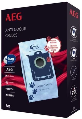 AEG GR203S, Dust bag, s-bag