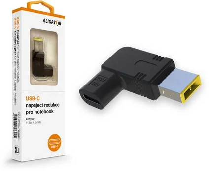 Aligator USB-C Power Adapteris 11 x 4.5 mm for Lenovo Laptops