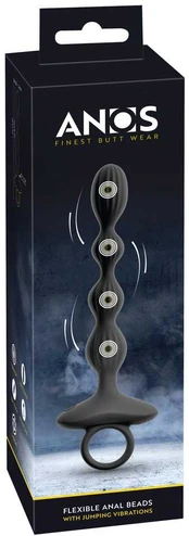 Flexible Anal Beads with Jumping Vibrations