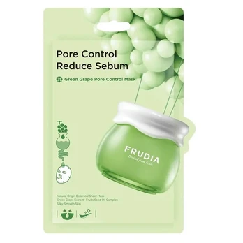 Veido kaukė Frudia Green Grape Pore Control, 20 ml