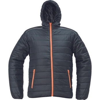 Darbinis švarkas vyrams Cerva Max Vivo Light, juoda/oranžinė, S dydis