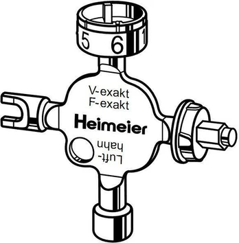 „Heimeier“ universalus raktas (0530-01.433)