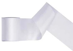 Juostelė satino 100mm/25m balta