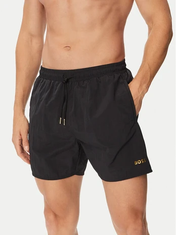 BOSS Plaukimo šortai Ole 50484440 Juoda Regular Fit