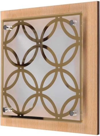 PLANTA CEILING 24X24 1X60W E27 CHOCOLATE CIRCLES