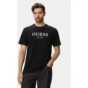 Guess Marškinėliai 182676 Juoda Classic Fit