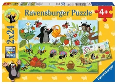 Ravensburger 2 dėlionės „Kurmiukas“, 2×24 det., nuo 4 m. kaina
