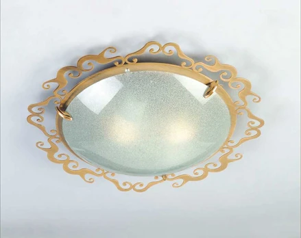 CASABLANCA CEILING FOUNDATION 2X60W E27 38 CM PATINA CIRCLE