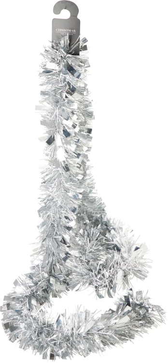 Kalėdinė girlianda TINSEL, sidabro sp., 20 m