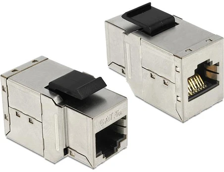 DELOCK Keystone modulis RJ45 moteriškas > RJ45 moteriška kat.6A
