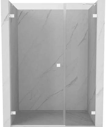Dušo durys Mexen Lunar-B, kairė, 110 cm, transparent/baltas