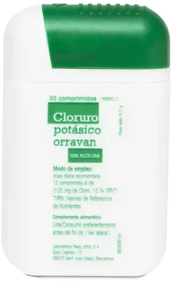 Orravan Sugar-free potassium chloride, 30 tablets
