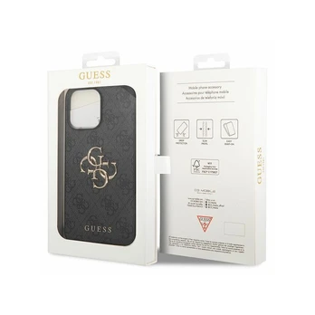 Guess PU Leather 4G Metal Logo Case for Apple iPhone 15 Pro Max