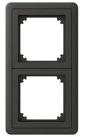 SCHNEIDER ELECTRIC EXXACT 2-G FRAME W REM ADAPT 7 ANTH