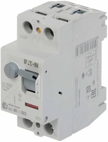 BCS RCD JUNGILKLIS HNC-40/2/003 TRIFAZIS, AC TIPAS 30 mA 40 A EATON