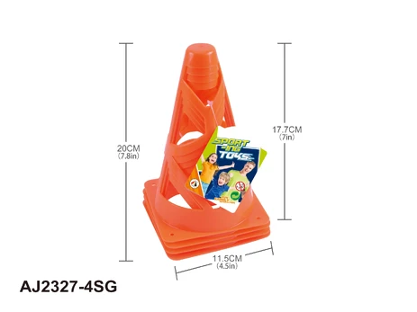 Orange Cones 4pcs.