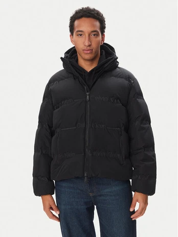 Calvin Klein Jeans Pūkinė striukė LV04RH523G Juoda Regular Fit