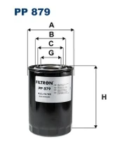 FILTRON PP 879 Kuro filtras