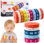 Lean Toys Educational Math Roller For Kids Nuka Counting Puzzle kaina