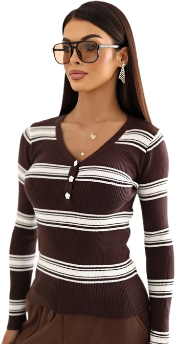 Italy Moda Sweter-IR-SW-57905.92-ruda