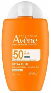 Avene INVISIBLE ULTRA FLUID sensitive skin SPF50 50 ml kaina