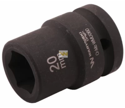 Galvutė 3/4 20mm smūginė CrMo.DIN 3129