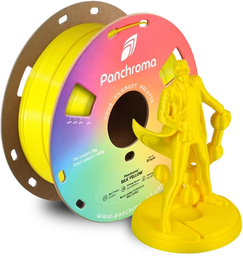 Polymaker Panchroma PLA Silk 1.75mm 1kg - Silk Geltona