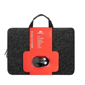 NB SLEEVE ANVIK 15.6" + MOUSE / 7916 BLACK RIVACASE