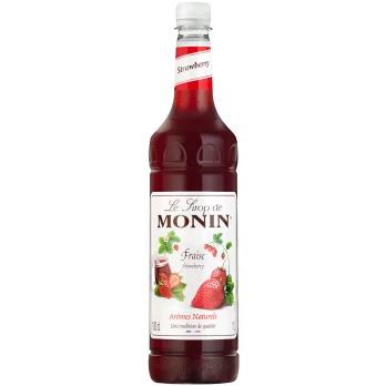 MONIN Braškių sirupas 1L (plast.)