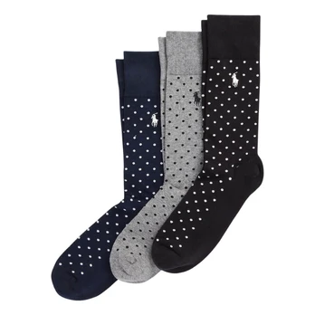 Kojinės vyrams, Mėlyna, Dot slack crew sock 3 pack